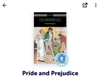 Glose ebook that isn't downloaded for offline reading.