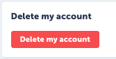 Delete your Glose account.